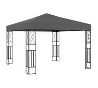 Cenador Tela Gris Antracita 3x3 M Vidaxl