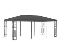 vidaXL Cenador de tela 3x6 m para jardín y terraza exterior color antracita