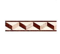 Cenefa Adhesiva 5M/rollo de adhesivo de azulejo de cerámica for suelo geométrico, papel tapiz autoadhesivo for línea de cintura, zócalo impermeable, decoración de pared de salón for el hogar Para Deco