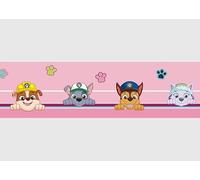 Cenefa autoadhesiva de la Patrulla Canina Sei Feliz para habitación infantil, de AG Design 500 x 14 cm | AWBD 8006
