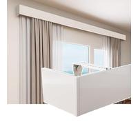 Cenefa de aluminio sin rieles para montaje en pared y techo, decoración del hogar con soportes, perfecta para sala de estar, dormitorio y oficina. ¡Evalúa tu espacio de forma inmediata!