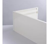 Cenefa de riel montada en el techo, panel de fácil deslizamiento, diseño sin pistas, ideal para cubrir paredes de ventanas, elegante solución de decoración del hogar, perfecta para interiores modernos