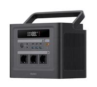 Central eléctrica portátil DaranEner Cubus 1500 Pro, batería LiFePO4 de 1152?Wh, salida CA 1500?W, potencia de pico 1800?W, 13 puertos, más de 3500 ciclos, USB?C PD 100?W, para camping, autocaravana y