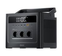 Central eléctrica portátil DaranEner Cubus1000 Max, batería LiFePO4 de 1152?Wh, salida CA de onda sinusoidal pura 1000?W, potencia de pico 2000?W, entrada solar 300?W, USB?C PD 100?W, salida XT60, MPP