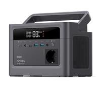 Central eléctrica portátil DaranEner Cubus350L, batería LiFePO4 de 288?Wh, salida de onda sinusoidal pura 350?W, potencia de pico 700?W, entrada solar 80?W, USB?C PD 45?W, doble USB?A 18?W, salida DC5
