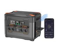 Central eléctrica portátil NEWSMY S2400 3000?W, batería LiFePO? de 2047,5?Wh, carga rápida CA 2000?W, entrada solar, 4?×?salidas CA, salidas USB?C y CC, respaldo UPS de 10?ms para respaldo doméstico,