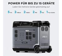 Central eléctrica solar - Generador portátil - Fuente de energía de emergencia - Sistema de energía móvil