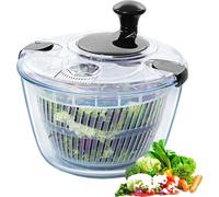 Centrífuga para ensaladas, de un solo uso, gran capacidad, cuenco de vidrio duradero