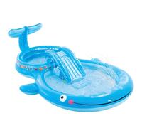 Centro de juegos hinchable intex ballena con pulverizador