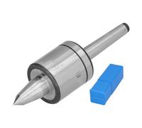 Centro giratorio cónico de 60°, centro vivo, accesorios para máquinas de carpintería con rodamientos de alta velocidad MK1, centro de contrapunto de precisión para tornos CNC con u