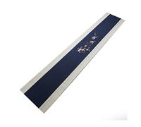 Centro Mesa Camino De Mesa Algodón Y Lino, Comedor para Café, Caminos Tela para El Hogar, Cocina, Fiesta, Boda, Vacaciones Decoración Camino(Blue,30*180)