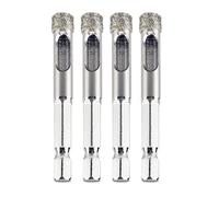 CENYB 4-Pack 8mm(5/16") coronas para porcelanico Diamante para Azulejos Recubierta en Diamante para Mármol, Granito, Cerámica, Porcelánicos, Macetas, Cristal y Piedra (Uso en húmedo)