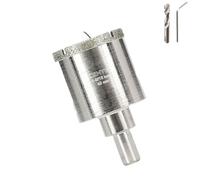 CENYB 40mm(1-9/16") coronas para porcelanico Diamante para Azulejos con Piloto Central - Recubierta en Diamante para Mármol, Granito, Cerámica, Porcelánicos y Cristal