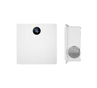 Cenz-888 Ventilación Ventilador de techo 30 x cm, extractor aire alta potencia for cocina y baño, panel iluminación ambiental for montaje en