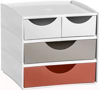 CEP 1032112391. Caja con cajones pequeños MyCube Terra Nova, 4 cajones, de diferentes tamaños