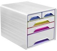 cep 1072130931, Cajonera Smoove HAPPY, 5 cajones, blanco/multicolor