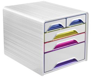 cep 1072130931, Cajonera Smoove HAPPY, 5 cajones, blanco/multicolor