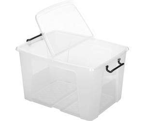 CEP 2006860110. Caja de almacenamiento CEP, modelo Strata, 65 litros, transparente