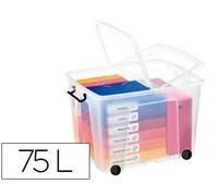 CEP Caja de Almacenamiento Strata 75 Litros Transparente