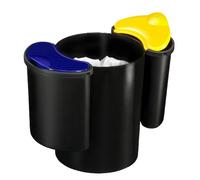 CEP Confort - Conjunto de clasificación de residuos, 1 x 510 + 2 x 515, color negro, amarillo y azul