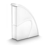 Cep ? lote de 5 revistero pro gloss ancho 8 cm blanco ártico