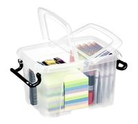 Caja almacenamiento strata by cep hw670 6 litros apilable cristal