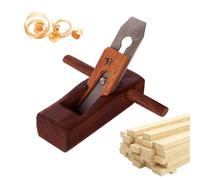 Cepillador de mano de madera,Cómoda herramienta de cepillado manual multifuncional de caoba | Suministros de carpintería Accesorios de bricolaje ergonómicos Cepillador de madera para alisar
