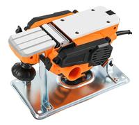 Cepilladora abatible portátil con soporte, cepilladora eléctrica doméstica, mesa guía for bancos de carpintería, herramientas,Precisión y control