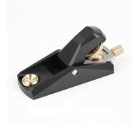 Cepilladora de bloque de ángulo bajo, compacta con boca ajustable para carpintería de bricolaje para modelos MINI, herramienta de avión de mano para recortar madera lisa (A)