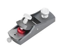 Cepilladora de mano pequeña, mini cepilladora de madera, aleación de aluminio ajustable, plano de fondo plano, plano de recorte pequeño manual para recorte de carpintería