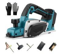 Cepilladora Eléctrica Compatible Con Makita 18V, Cepillo Madera Inalámbrico | Cepillo Eléctrico De Madera 16500 RPM, Ancho 82mm Y Profundidad 2mm, Ideal Para Carpintería Y Trabajos DIY