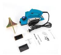 Cepilladora eléctrica de 800 W, 16000 rpm, cepilladora manual, 82 mm, profundidad de cepillado 1-2 mm, para carpintería, puertas y muebles