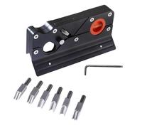 Cepilladora manual apta para carpintería con 7 cabezales de corte seleccionables Bordes de precisión Herramienta de acabado de aplanamiento para dar forma a las esquinas Talladora de madera manual