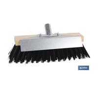Cepillo barrendero 40cm +raspador metal