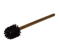 Cepillo Casa Redecker - Escobilla de baño con Redondo térmica Mango de Madera y cerdas Negras de Nailon