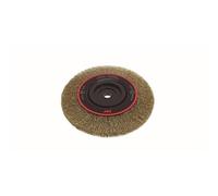 Cepillo circular alambre ondulado, diam. 200, 9 hileras, multieje, acero Inoxidable 0,30
