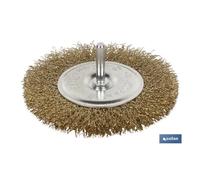 Cepillo circular ondulado 6xø50 a.latonado 0.3mm