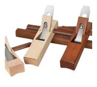Cepillo Cóncavo de Acero al Carbono, Herramienta Manual para Carpintería y Tallado, Diseño Ergonómico para Acabados Precisos(D)