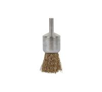 Cepillo de Alambre Brocha Ondulado Acero Latonado 0.3mm COFAN 15mm