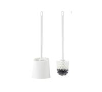 Cepillo de baño Cepillo de baño doméstico cerdas Suaves con Cabezal Redondo for Colgar en la Pared Mango Largo, Juego Especial(Blanco)