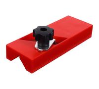 Cepillo de Bisel Manual para Bordes, Acabado Rápido en Madera | Base de Precisión, Mango Contorneado, Herramienta Portátil para Tableros MDF, Rojo