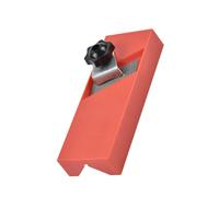 Cepillo de Biselado Manual de Acero y Plástico Rojo para Madera