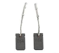 Cepillo de carbón 5x10x17mm para amoladora angular Bosch para gws Carbon | Se adapta a gws 1000, para gws 14-125, restaura la potencia del motor, diseño de baja chispa, incluye lengüetas de cable