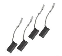 Cepillo de carbono, 6 x 10 x 17 mm E64 autoparada para Bosch GWS12-125S GWS12-150SE 1200W amoladora angular, paquete de 4