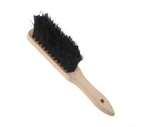 Cepillo de chimenea resistente con mango ergonómico de madera y cerdas de fibra de coco, ideal para limpieza profunda de chimeneas y estufas, herramienta de mantenimiento larga para chimeneas