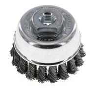 Cepillo de copa 65 mm (M 14X2) Alambre de acero 0,5 mm (18xtrenzado)