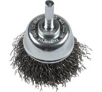 Cepillo de copa, klingspor, modelo 358331, para limpieza de acero, ace