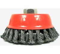 Cepillo de copa silvertools 10342, con rosca m14, ideal para trabajos