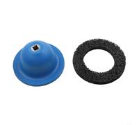 Cepillo de cubo de rueda 150 mm para taladro inalámbrico - Eliminación de | Llantas y discos de freno en menos de 30 segundos, material compuesto duradero, limpieza suave sin desmontar (azul)