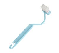 Cepillo de inodoro curvado suave limpiador de llantas | Herramienta de limpieza de esquinas en forma de S para limpiar esquinas debajo del borde, baños, cocinas